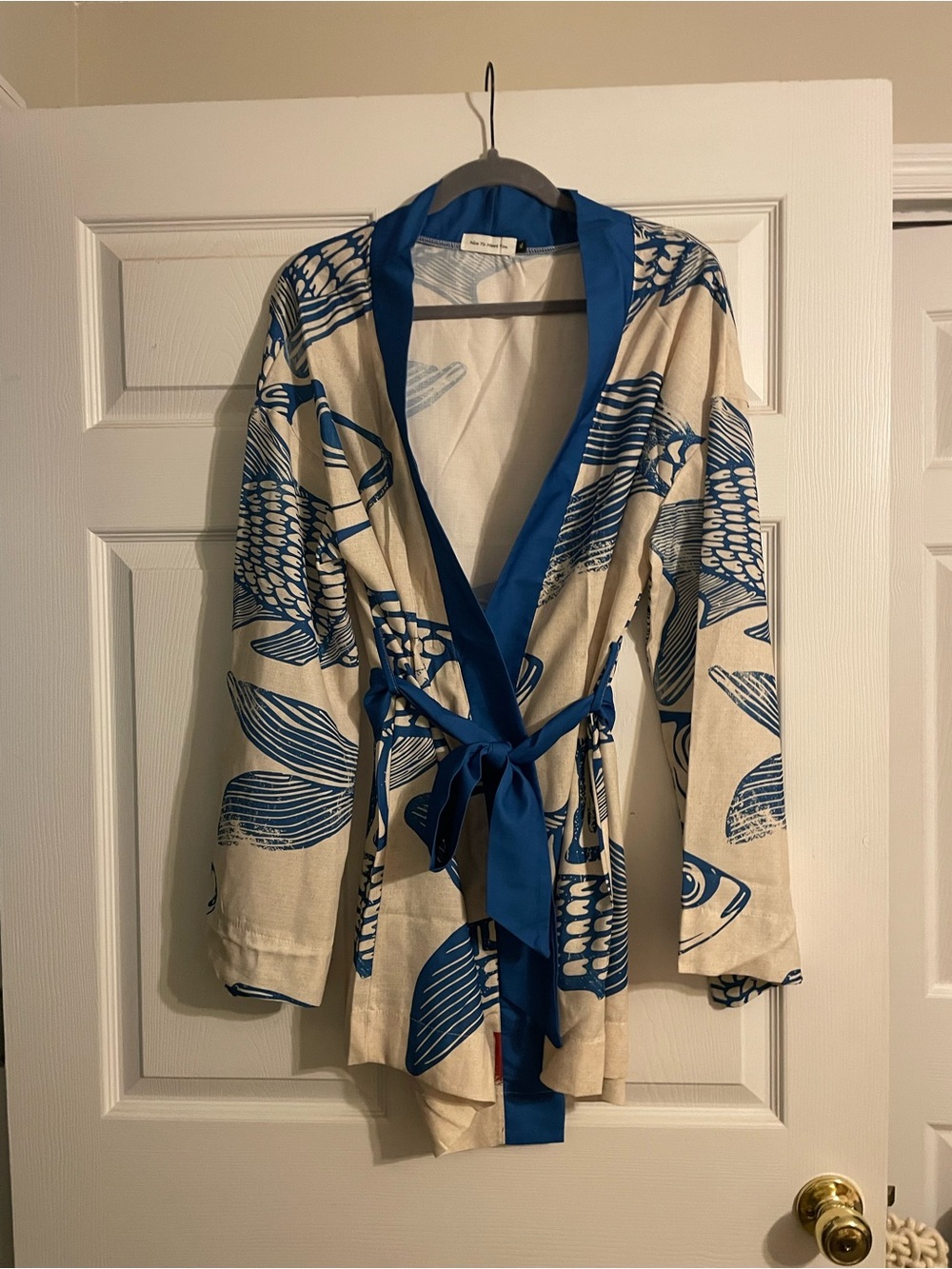 Cute silky robe